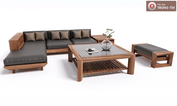 Sofa gỗ óc chó LUMIA - SF0113